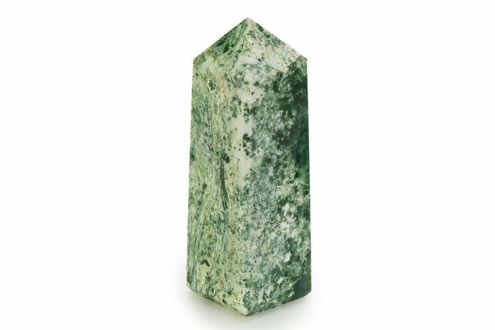 Polished Tree Agate Tower - India #343111